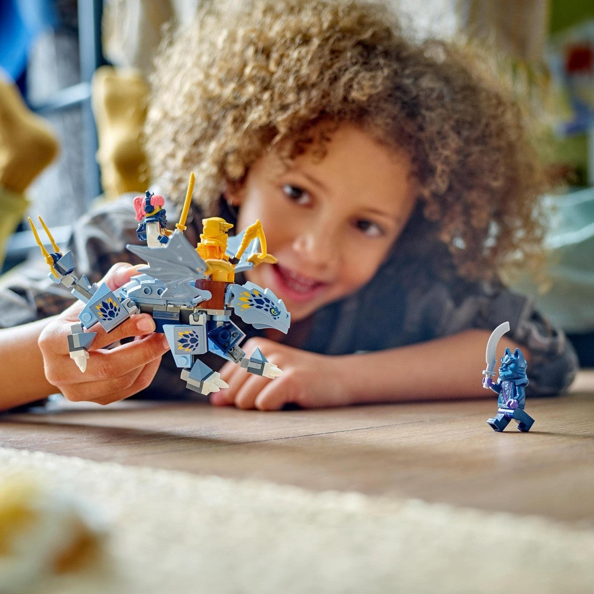 Buy Lego Ninjago Young Dragon Riyu Toy with Minifigures 71810 with 132pcs | Yallatoys.com