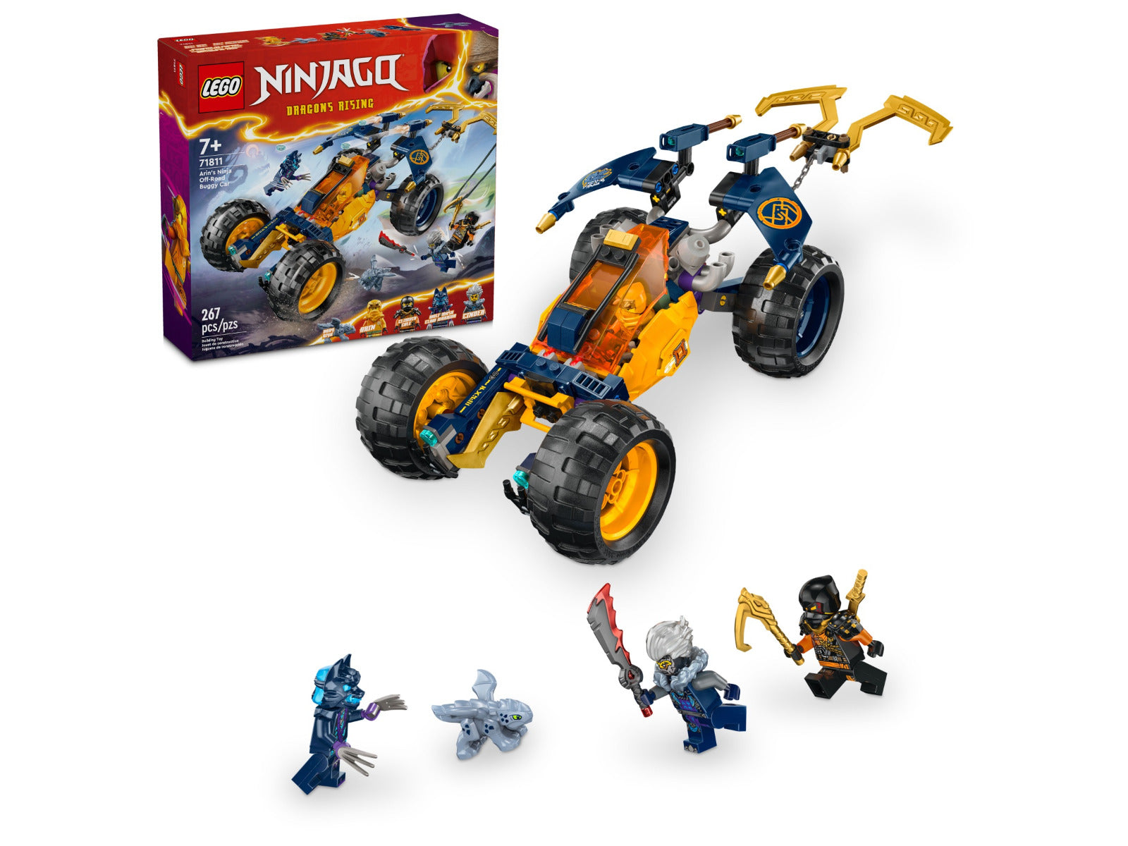 Buy Lego Ninjago Arins Ninja Off-Road Buggy 71811 with 267pcs | Yallatoys.com
