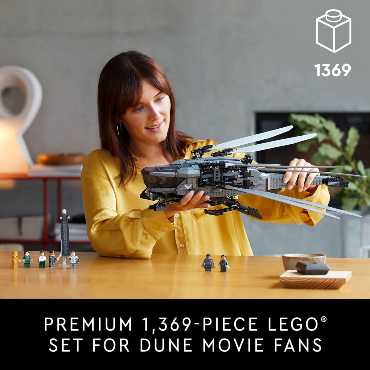 Buy Lego Icons Dune Atreides Royal Ornithopter 10327 with 1369pcs | Yallatoys.com