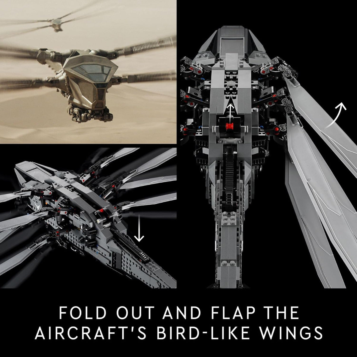 Buy Lego Icons Dune Atreides Royal Ornithopter 10327 with 1369pcs | Yallatoys.com