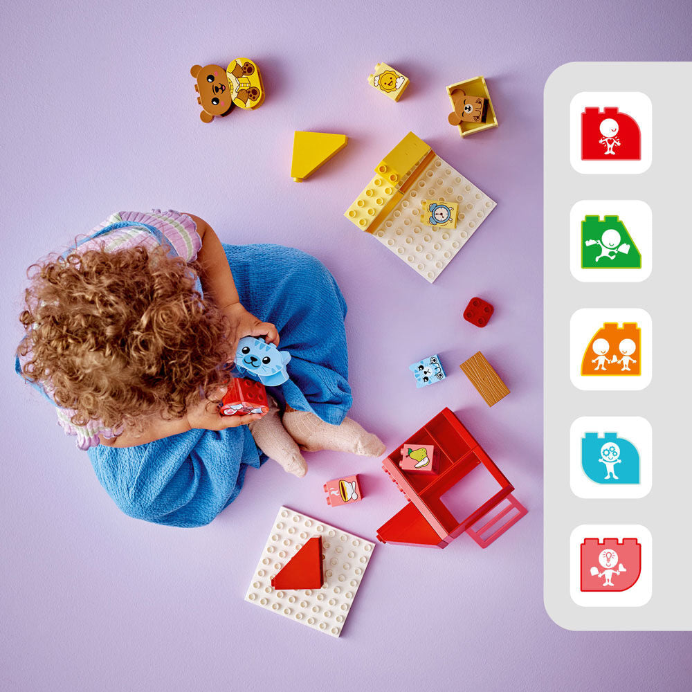 Buy Lego Duplo  My First Daily Routines Eating and Bedtime Building Set 10414 with 28pcs | Yallatoys.com