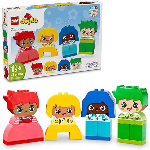 Buy Lego Duplo My First Big Feelings and Emotions Interactive Colored Building Bricks 10415 with 23pcs | Yallatoys.com