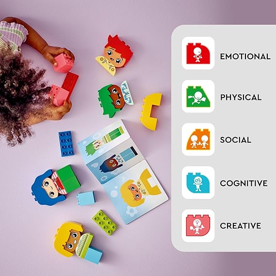 Buy Lego Duplo My First Big Feelings and Emotions Interactive Colored Building Bricks 10415 with 23pcs | Yallatoys.com