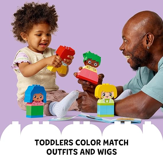 Buy Lego Duplo My First Big Feelings and Emotions Interactive Colored Building Bricks 10415 with 23pcs | Yallatoys.com