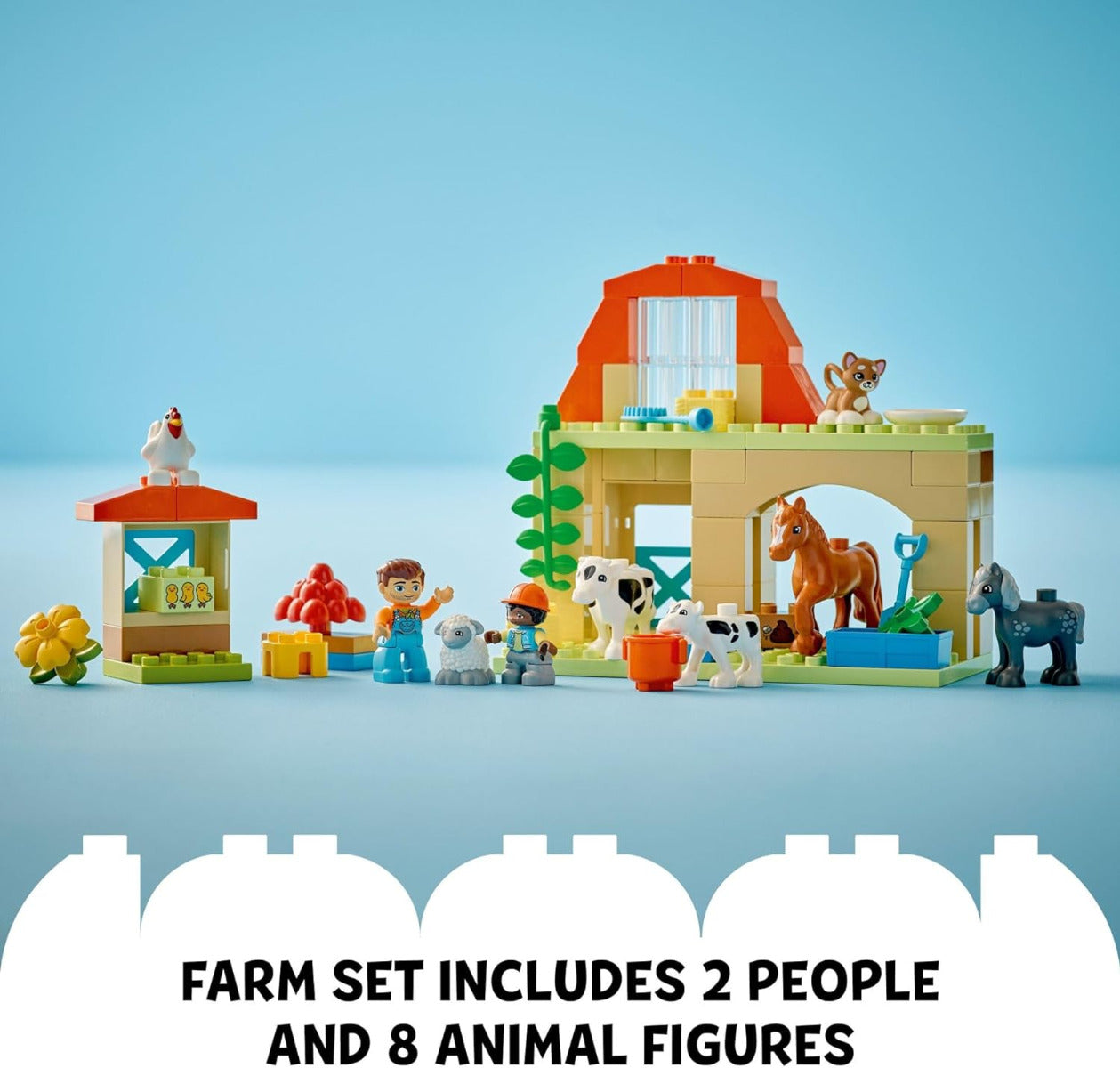 Buy Lego Duplo Town Caring for Animals at The Farm 10416 with 74pcs | Yallatoys.com