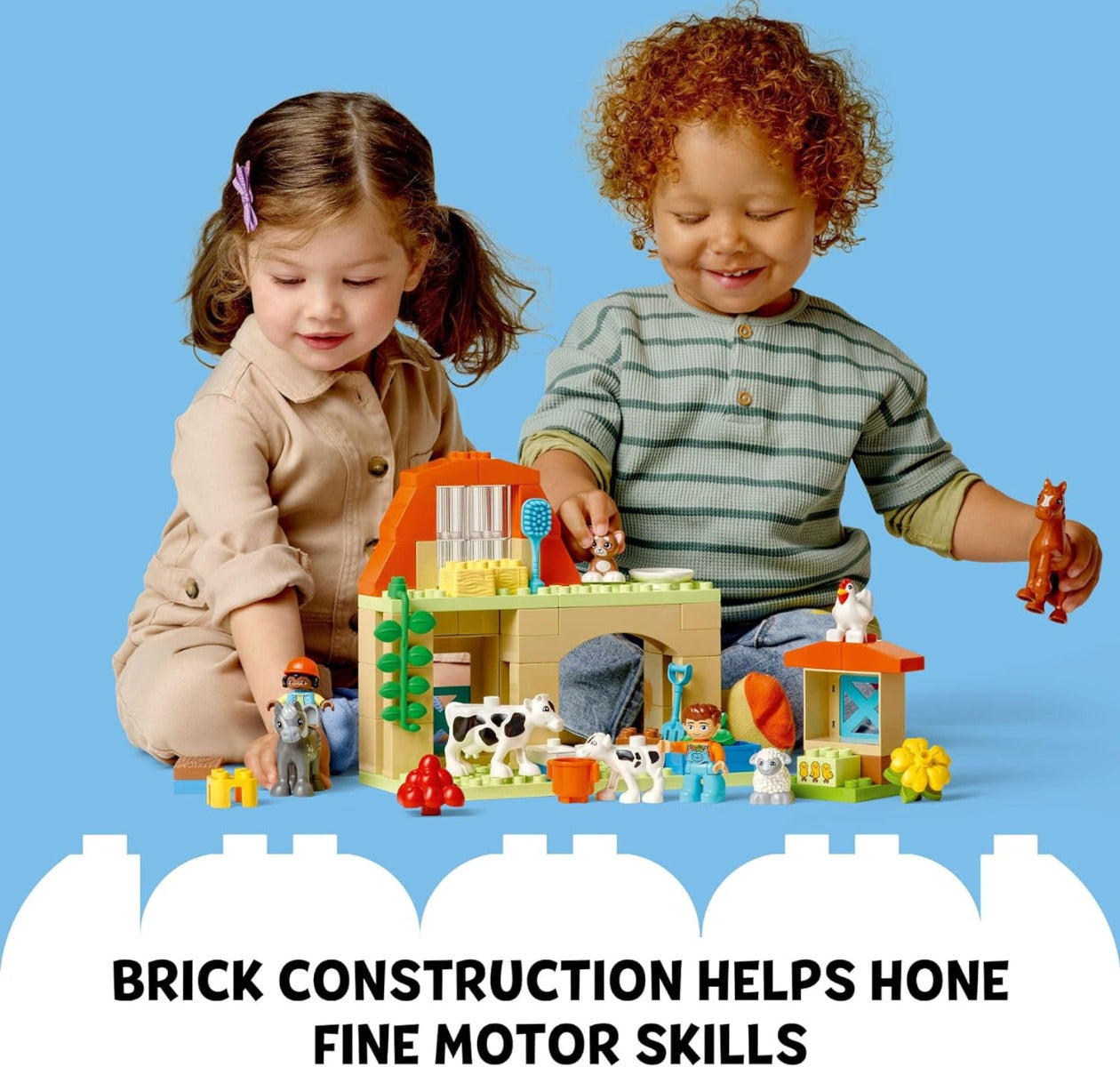 Buy Lego Duplo Town Caring for Animals at The Farm 10416 with 74pcs | Yallatoys.com