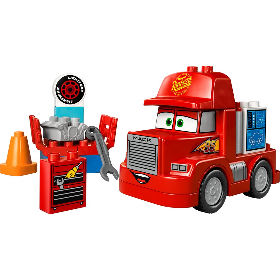 Buy Lego Duplo Disney Disney Mack at the Race 10417 with 14pcs | Yallatoys.com