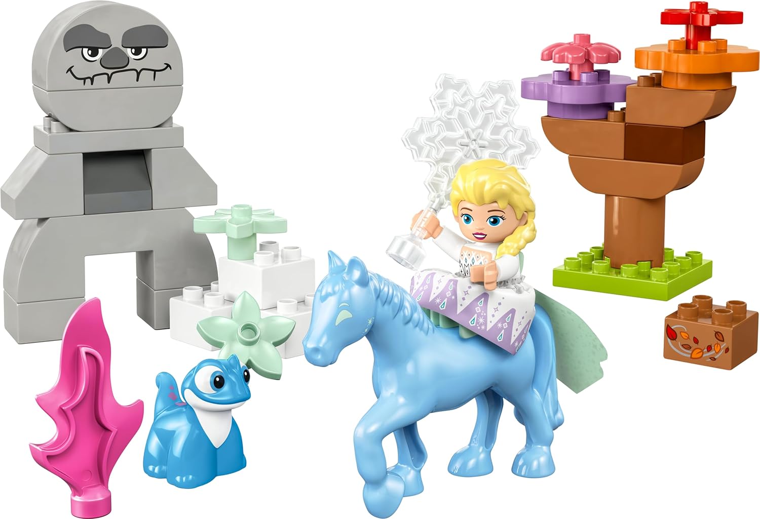 Buy Lego Duplo Disney Elsa and Bruni in the Enchanted Forest Set 10418 with 31 Pieces | Yallatoys.com