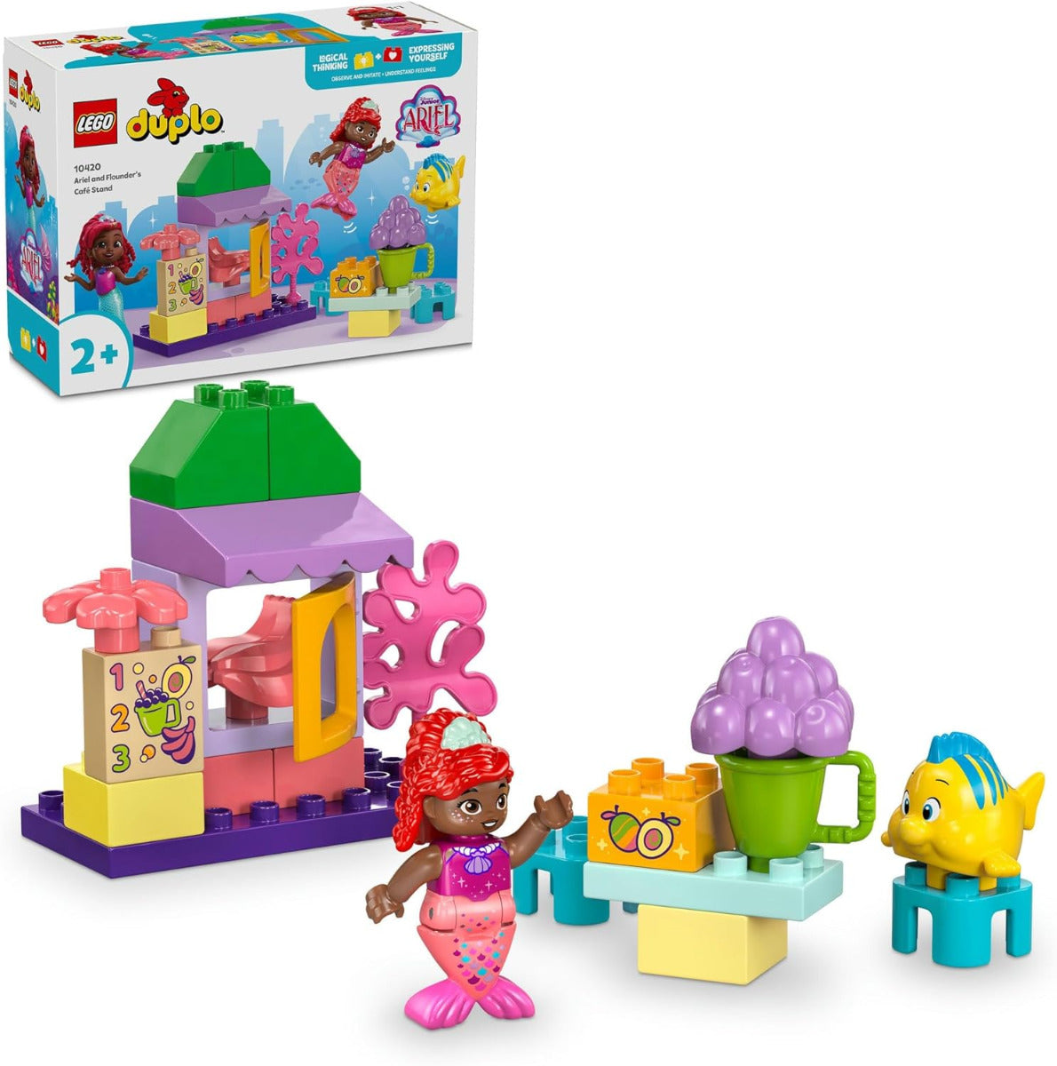 Buy Lego Duplo Disney Ariel and Flounders Cafe Stand 10420 With 22pcs | Yallatoys.com