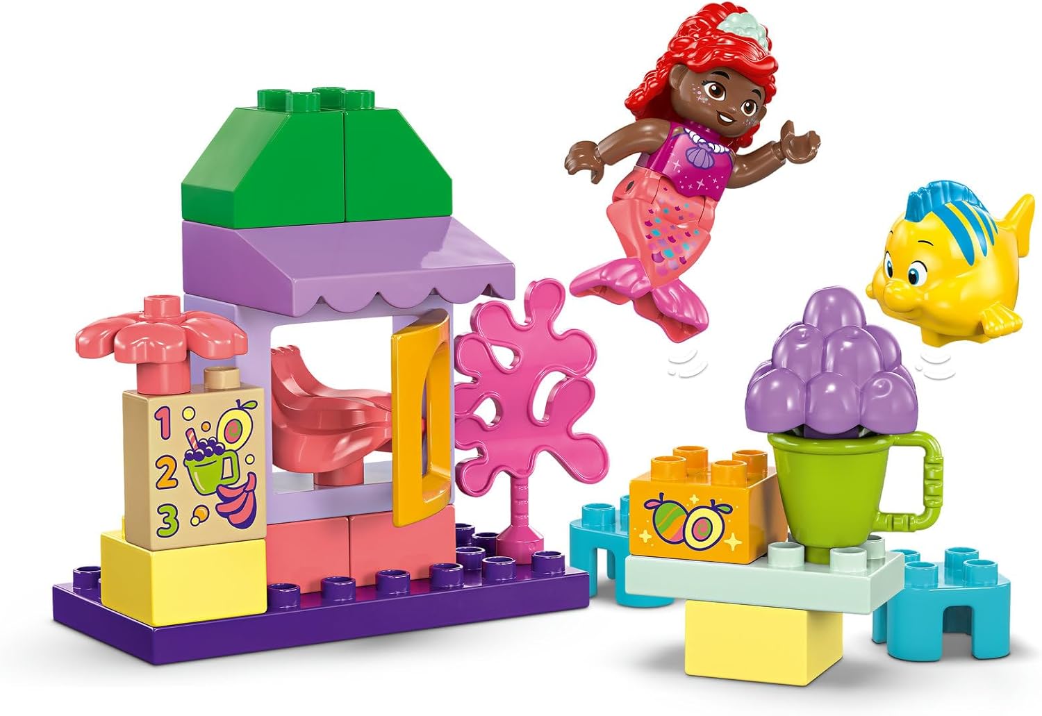 Buy Lego Duplo Disney Ariel and Flounders Cafe Stand 10420 With 22pcs | Yallatoys.com