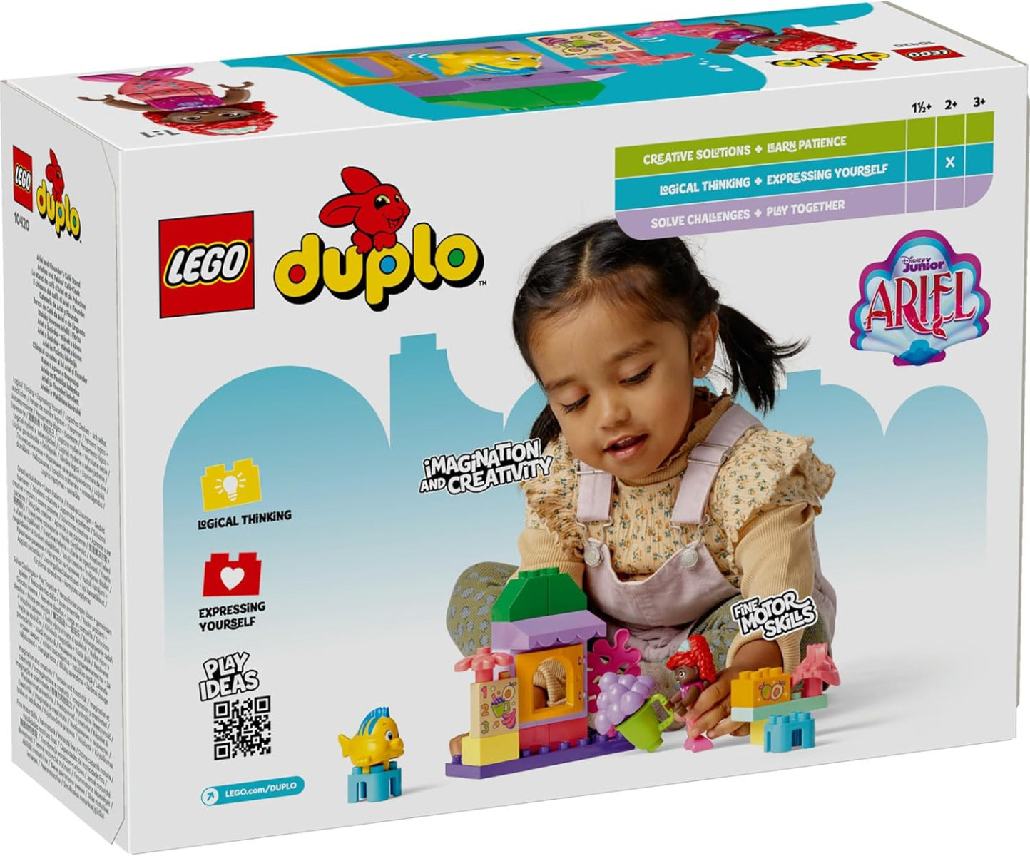 Buy Lego Duplo Disney Ariel and Flounders Cafe Stand 10420 With 22pcs | Yallatoys.com