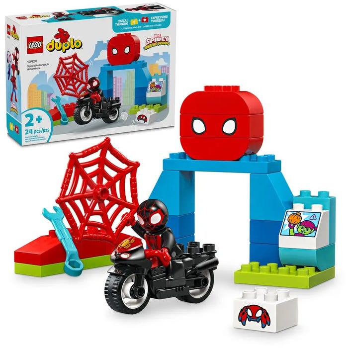Buy Lego Super Heroes Spins Motorcycle Adventure 10424 With 24pcs | Yallatoys.com