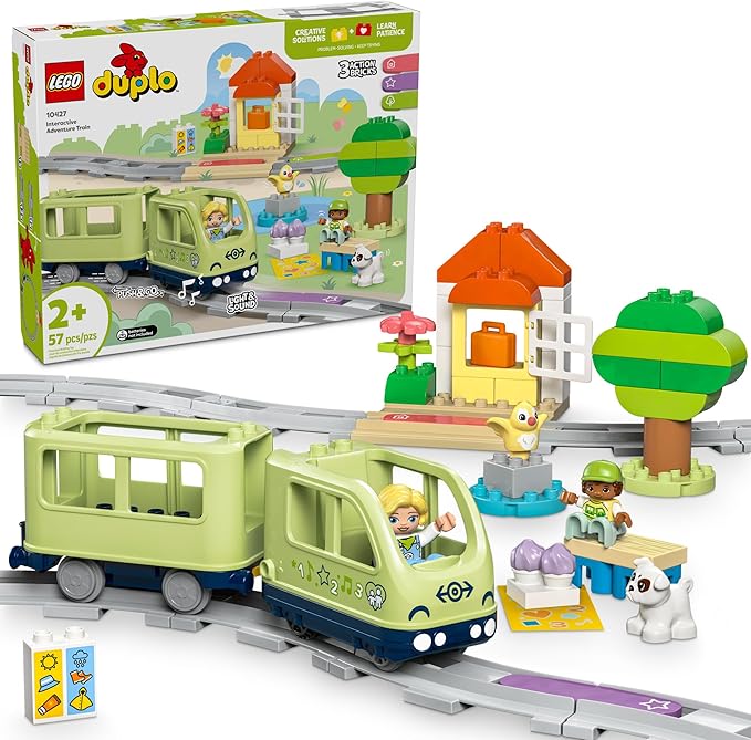 Buy Lego Duplo Town Interactive Adventure Train Set 10427 with 57 pcs | Yallatoys.com