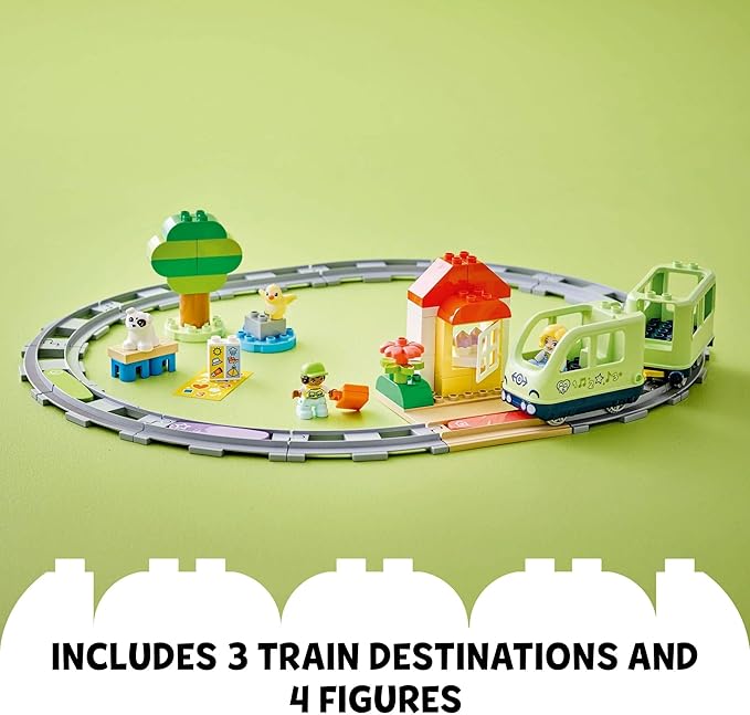 Buy Lego Duplo Town Interactive Adventure Train Set 10427 with 57 pcs | Yallatoys.com