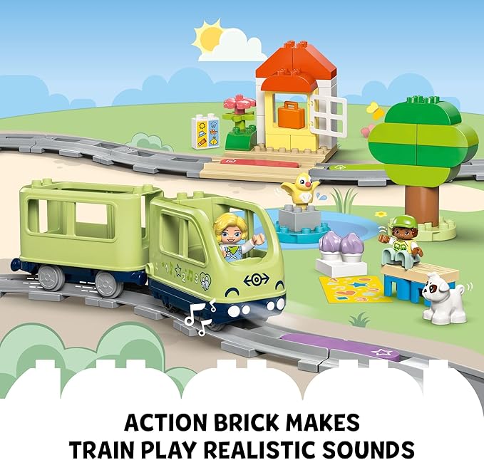 Buy Lego Duplo Town Interactive Adventure Train Set 10427 with 57 pcs | Yallatoys.com