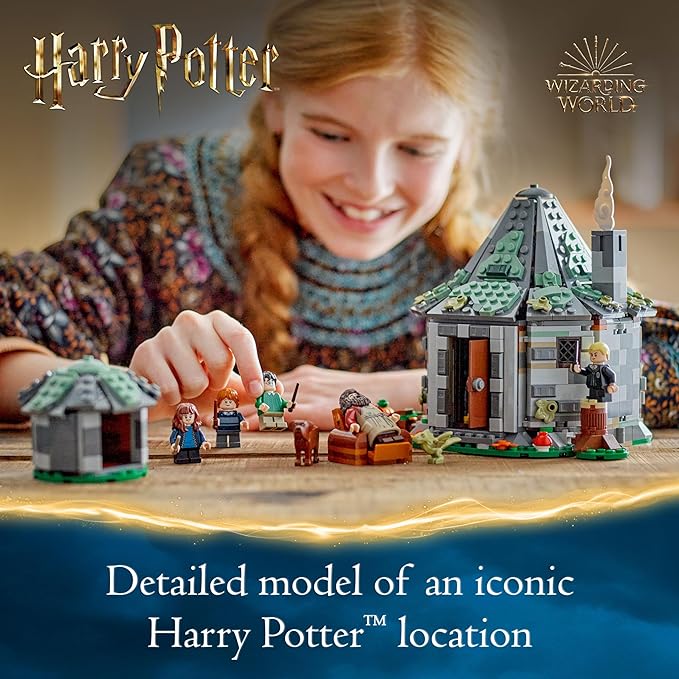 Buy Lego Harry Potter Hagrids Hut an Unexpected Visit Set 76428 with 896pcs | Yallatoys.com