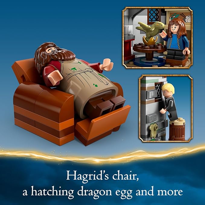 Buy Lego Harry Potter Hagrids Hut an Unexpected Visit Set 76428 with 896pcs | Yallatoys.com