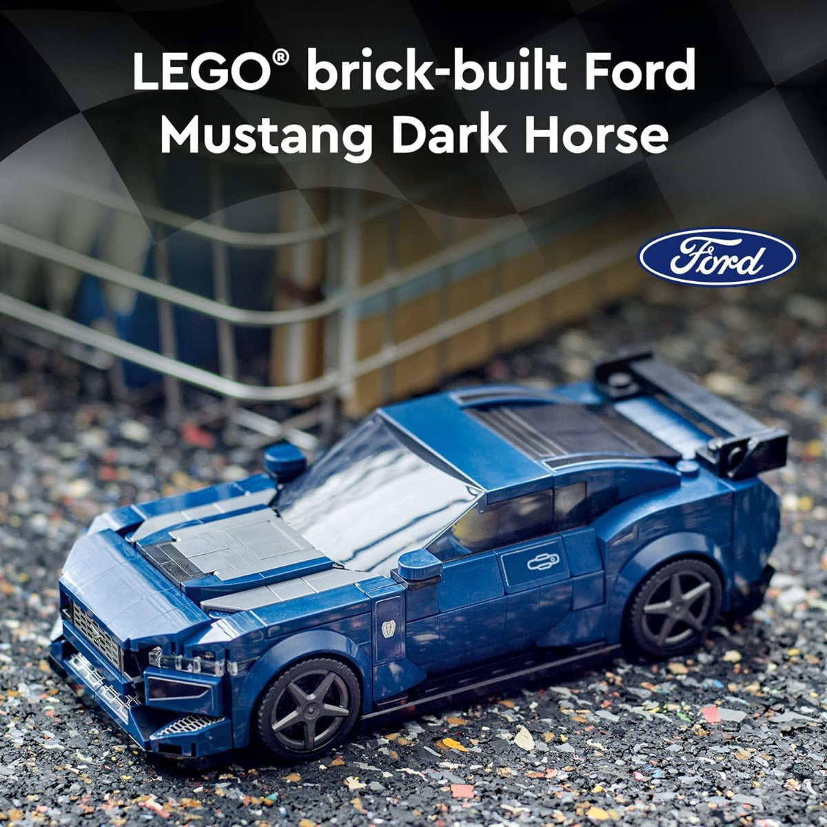 Buy Lego Speed Champions Ford Mustang Dark Horse Sports 76920 with 344pcs | Yallatoys.com