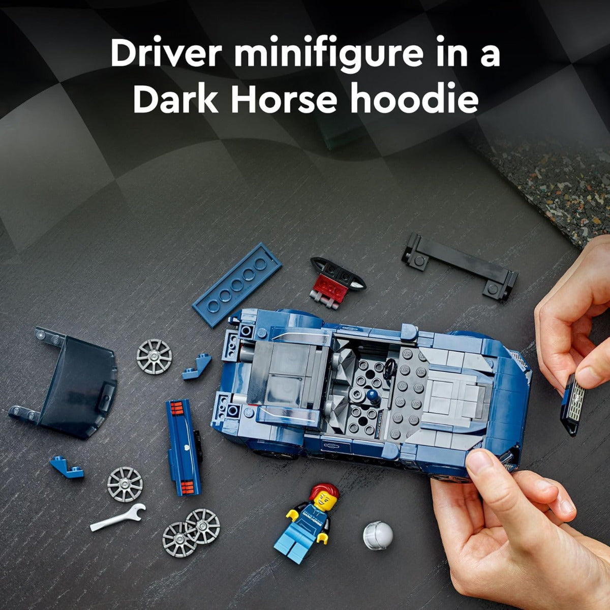 Buy Lego Speed Champions Ford Mustang Dark Horse Sports 76920 with 344pcs | Yallatoys.com