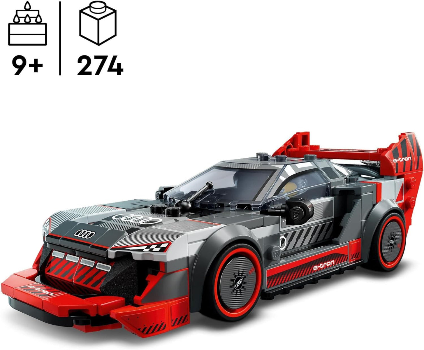 Buy Lego Speed Champions Audi S1 e-tron quattro Race Car 76921 with 274pcs | Yallatoys.com