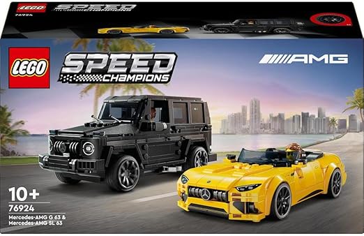 Buy Lego Speed Champions Mercedes AMG G 63 & Mercedes AMG SL 63 76924 With 808pcs | Yallatoys.com