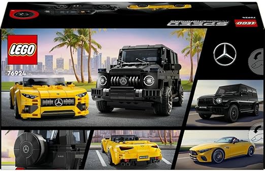 Buy Lego Speed Champions Mercedes AMG G 63 & Mercedes AMG SL 63 76924 With 808pcs | Yallatoys.com