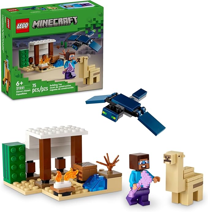 Buy Lego Minecraft Steves Desert Expedition Set 21251 75pcs | Yallatoys.com