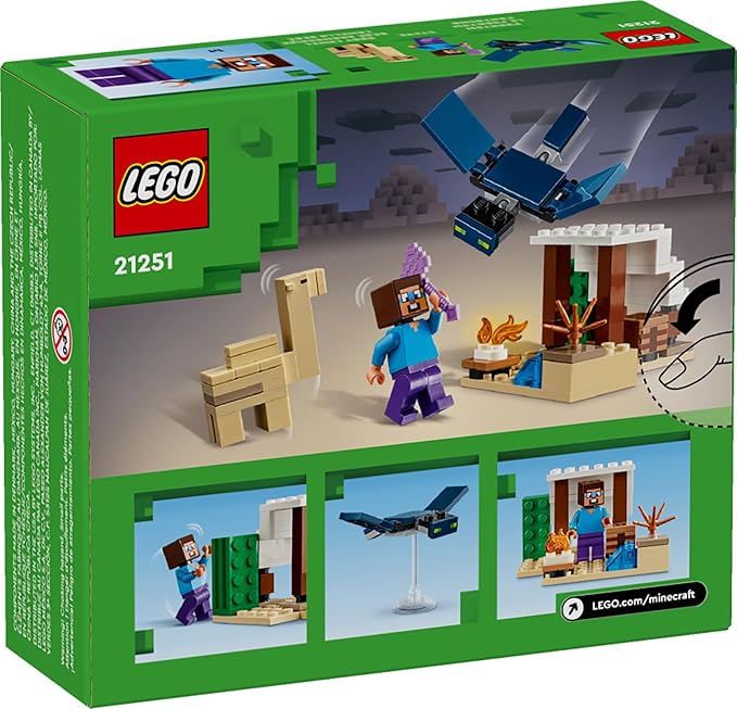 Buy Lego Minecraft Steves Desert Expedition Set 21251 75pcs | Yallatoys.com
