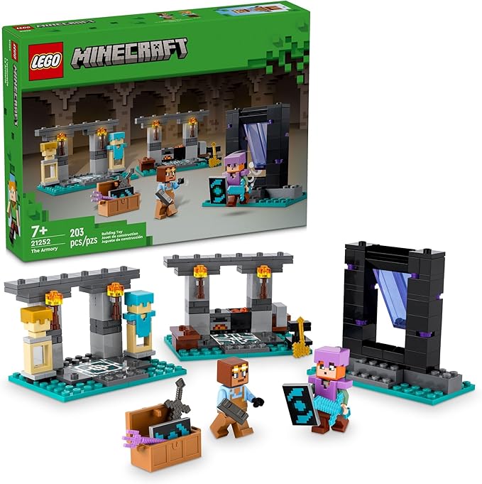 Buy Lego Minecraft The Armoury 21252 With 203pcs | Yallatoys.com