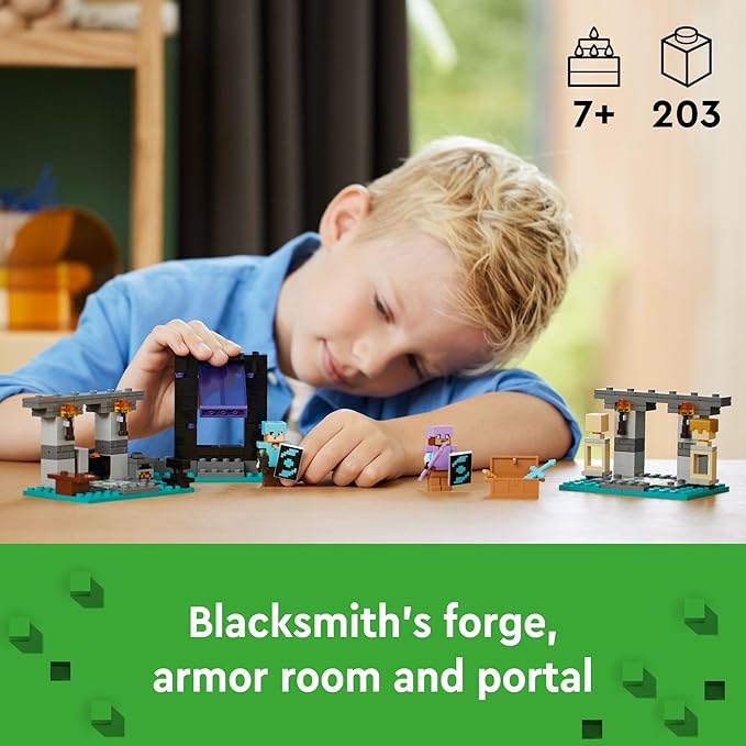 Buy Lego Minecraft The Armoury 21252 With 203pcs | Yallatoys.com