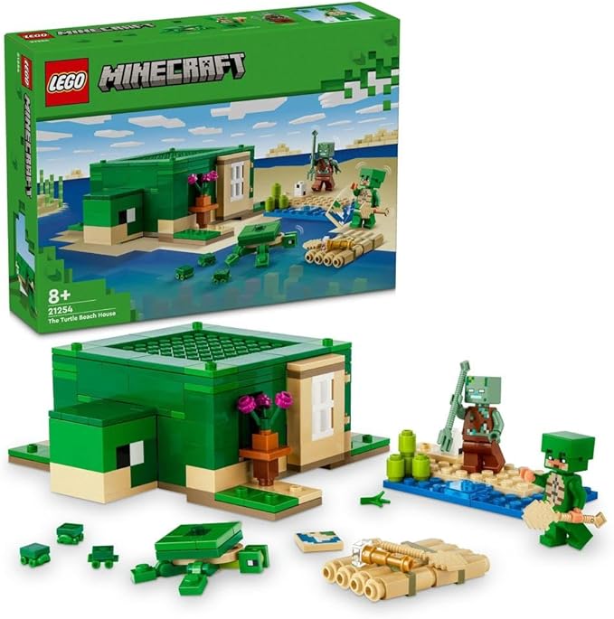 Buy Lego Minecraft The Turtle Beach House 21254 With 234pcs | Yallatoys.com