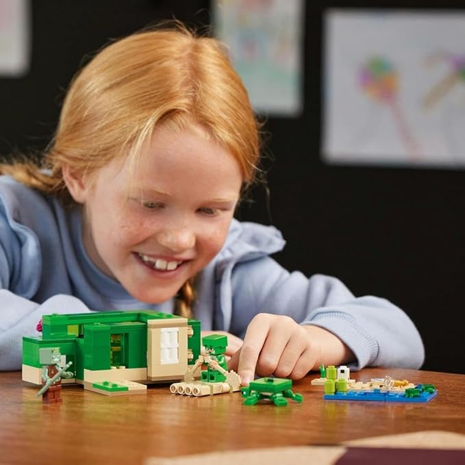 Buy Lego Minecraft The Turtle Beach House 21254 With 234pcs | Yallatoys.com