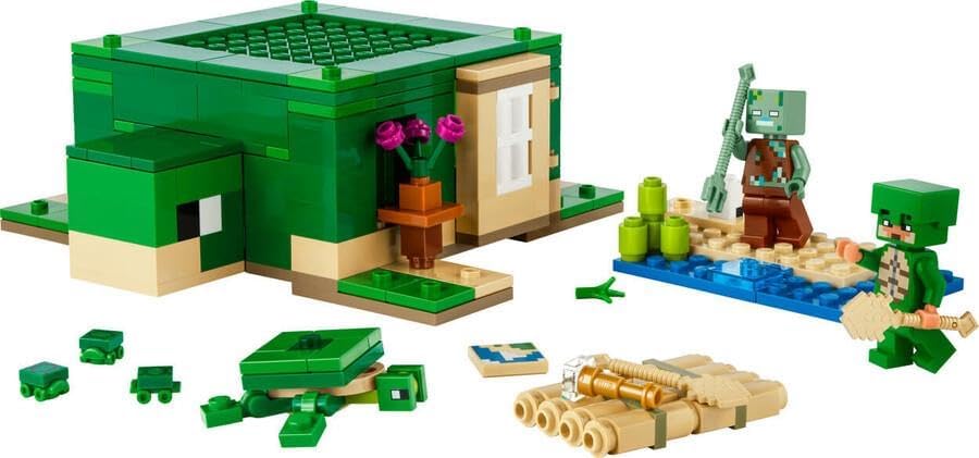 Buy Lego Minecraft The Turtle Beach House 21254 With 234pcs | Yallatoys.com