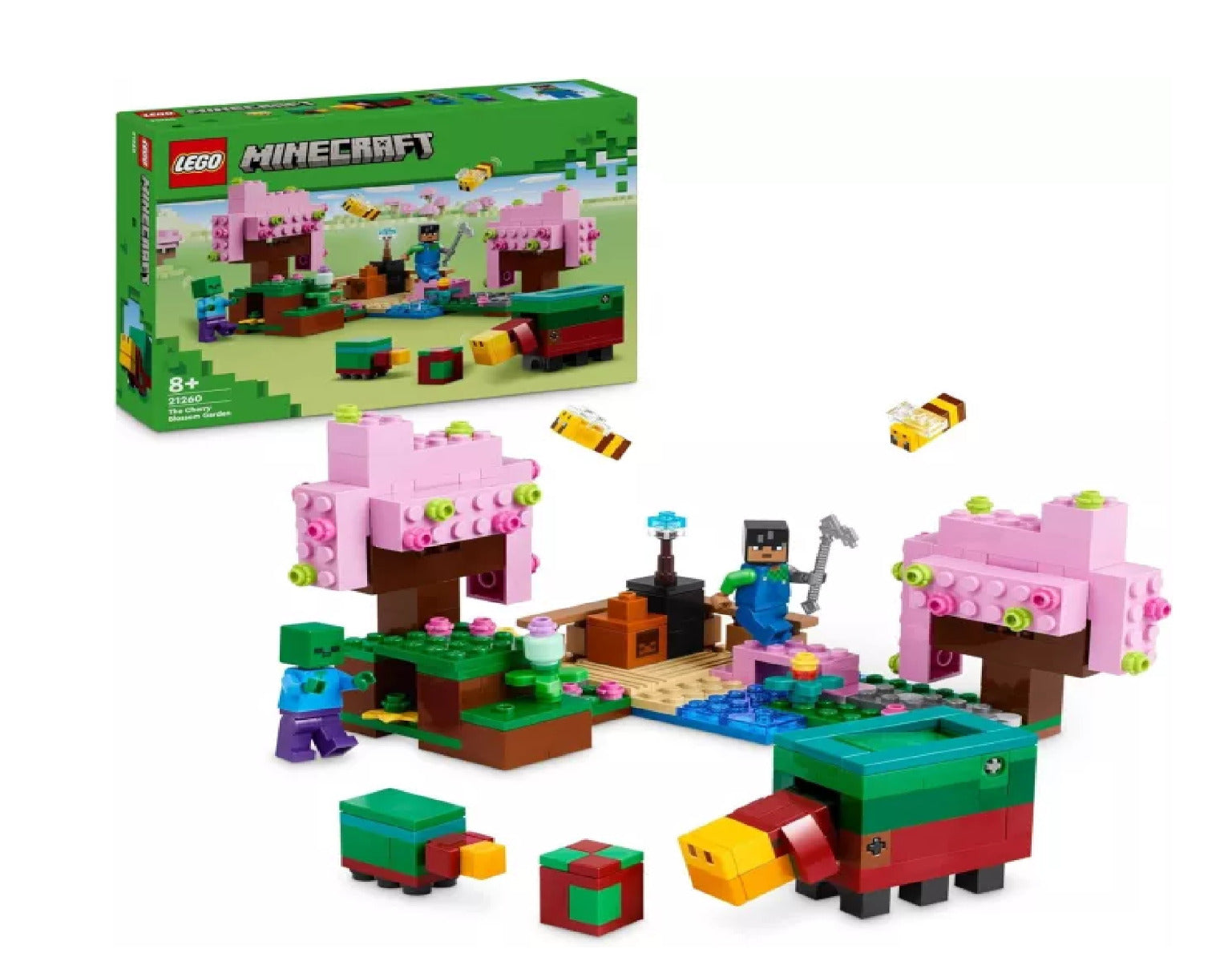Buy Lego Minecraft 21260 The Cherry Blossom Garden With 304pcs | Yallatoys.com