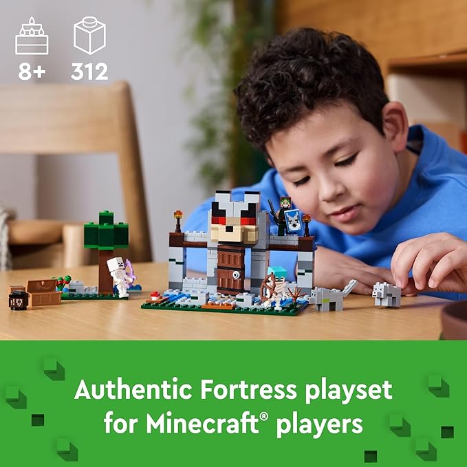 Buy Lego Minecraft The Wolf Stronghold 21261 With 312pcs | Yallatoys.com