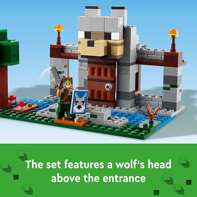 Buy Lego Minecraft The Wolf Stronghold 21261 With 312pcs | Yallatoys.com