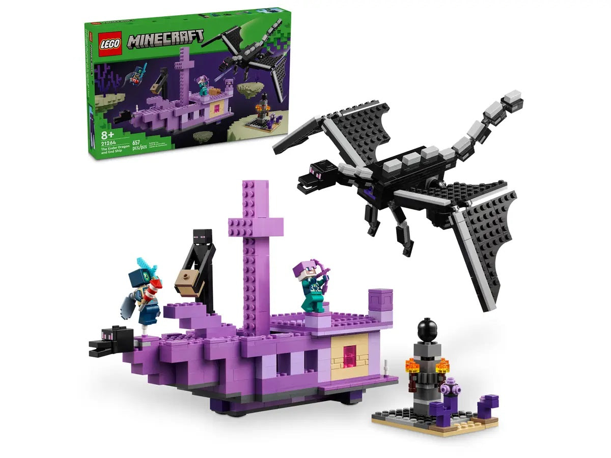 Buy Lego Minecraft The Ender Dragon And End Ship 21264 With 657pcs | Yallatoys.com