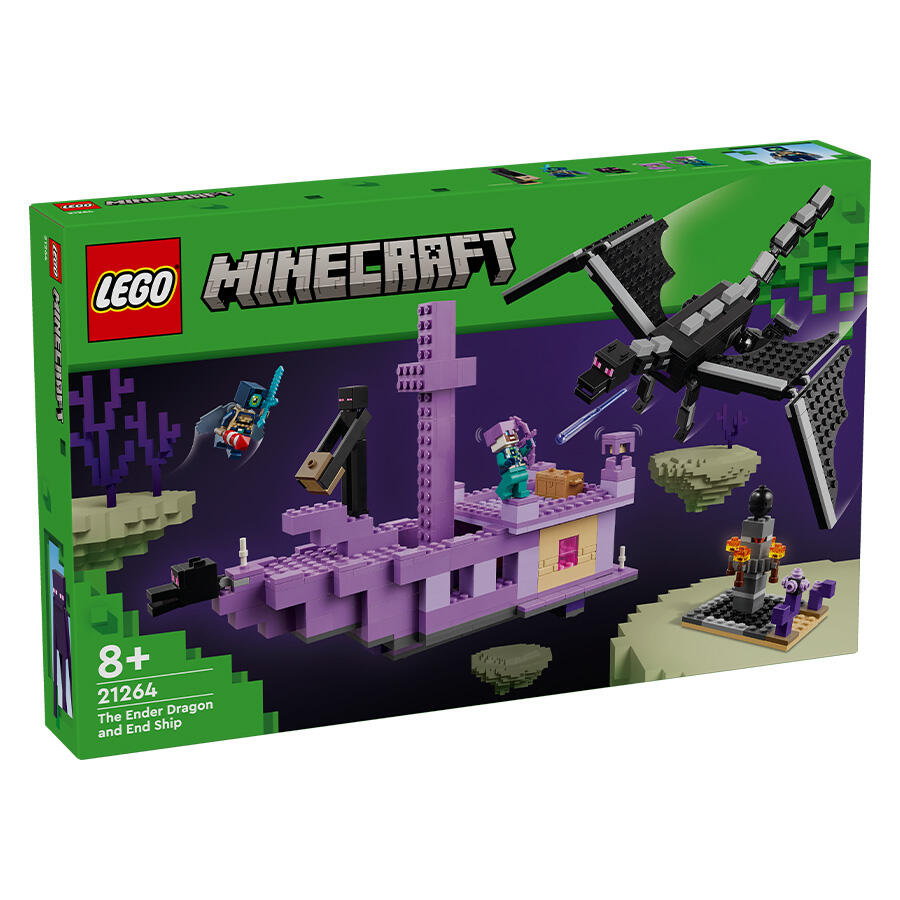 Buy Lego Minecraft The Ender Dragon And End Ship 21264 With 657pcs | Yallatoys.com