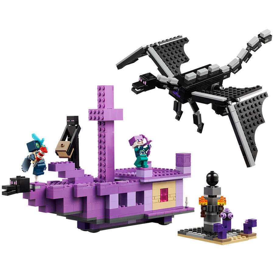 Buy Lego Minecraft The Ender Dragon And End Ship 21264 With 657pcs | Yallatoys.com