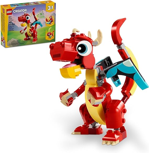 Buy Lego Creator 3 in 1 Red Dragon 31145 with 149pcs | Yallatoys.com
