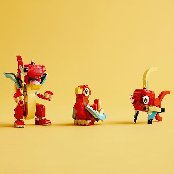 Buy Lego Creator 3 in 1 Red Dragon 31145 with 149pcs | Yallatoys.com