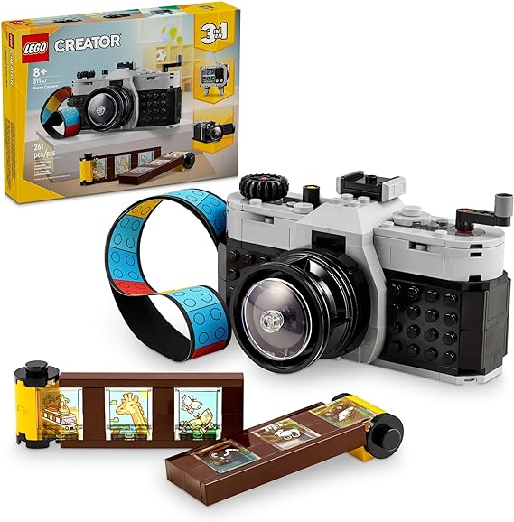 Buy Lego Creator 3 in 1 Retro Camera Building Toy 31147 with 261pcs | Yallatoys.com