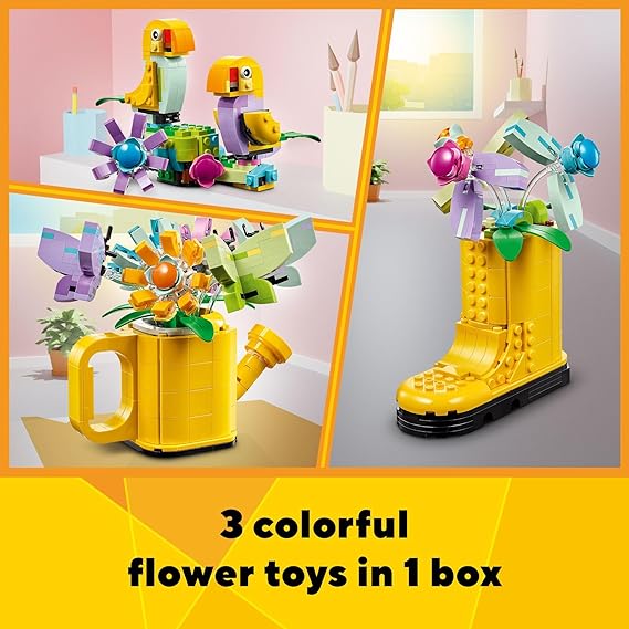 Buy Lego Creator 3 in 1 Flowers in Watering Can Building Toy with 31149 420pcs | Yallatoys.com