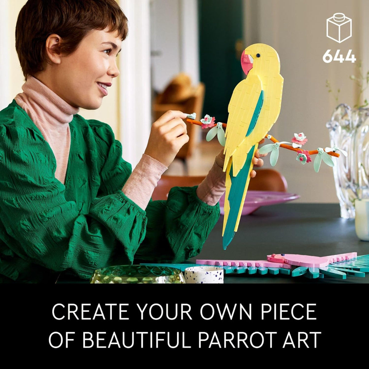 Buy Lego Art The Fauna Collection Macaw Parrots 31211 with 644pcs | Yallatoys.com