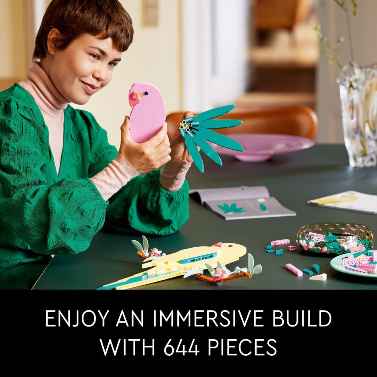 Buy Lego Art The Fauna Collection Macaw Parrots 31211 with 644pcs | Yallatoys.com