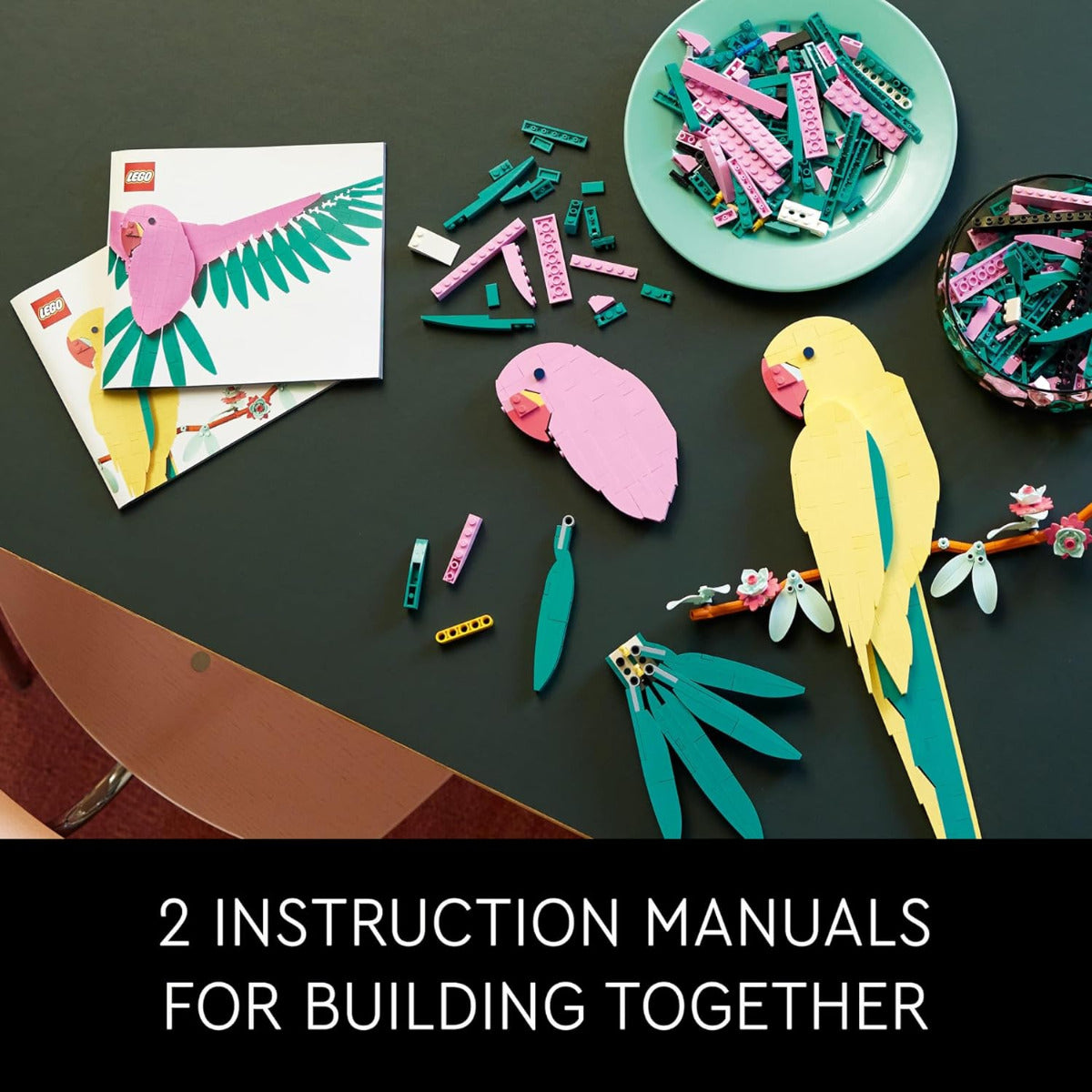 Buy Lego Art The Fauna Collection Macaw Parrots 31211 with 644pcs | Yallatoys.com