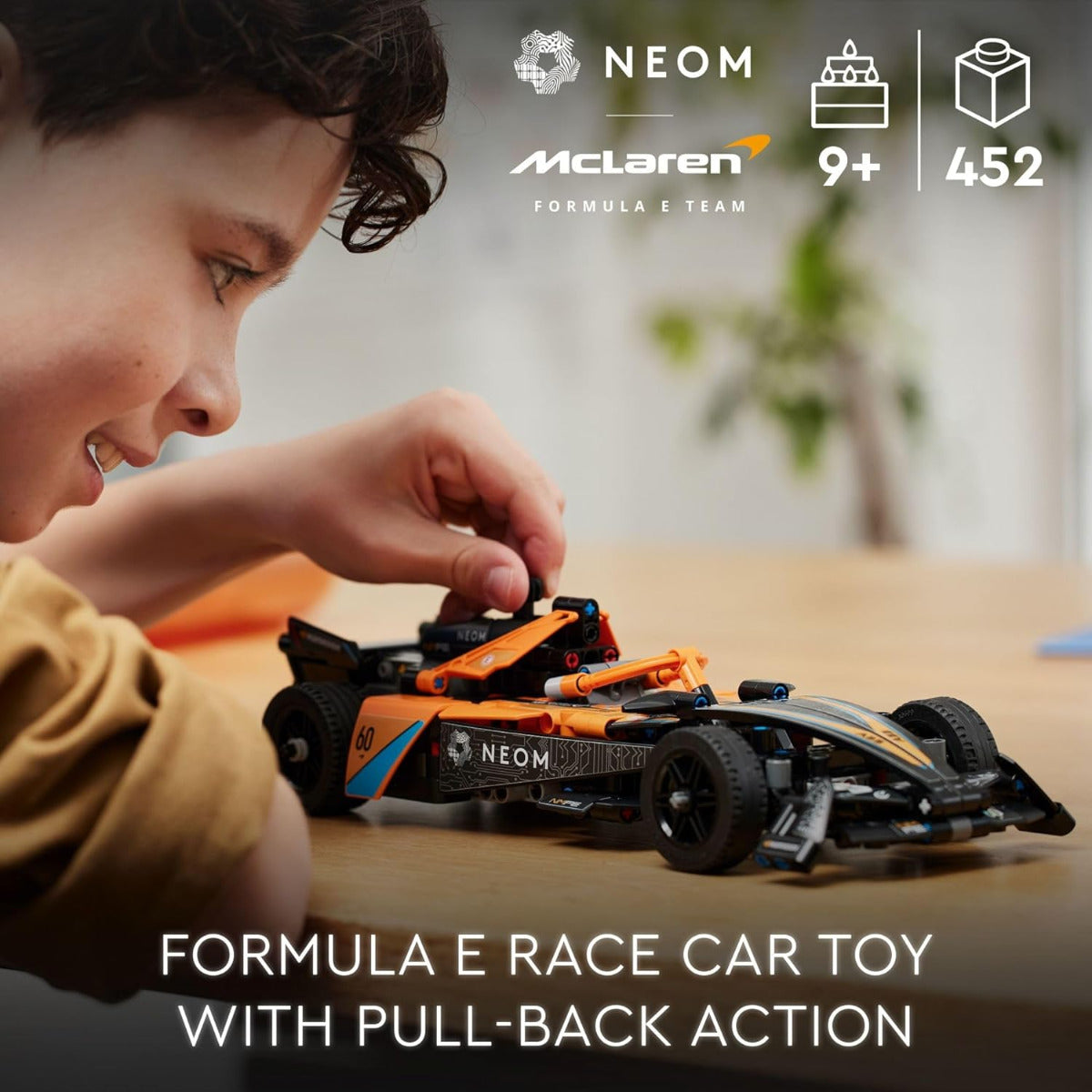 Buy Lego Technic Neom McLaren Formula E Race Car Toy with 452pcs | Yallatoys.com