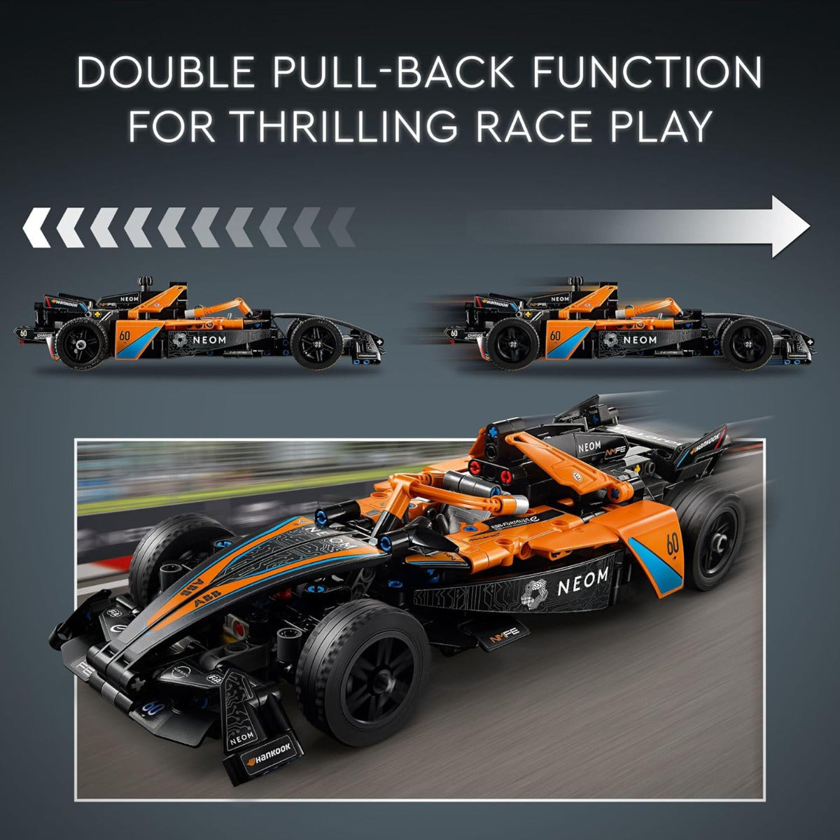 Buy Lego Technic Neom McLaren Formula E Race Car Toy with 452pcs | Yallatoys.com