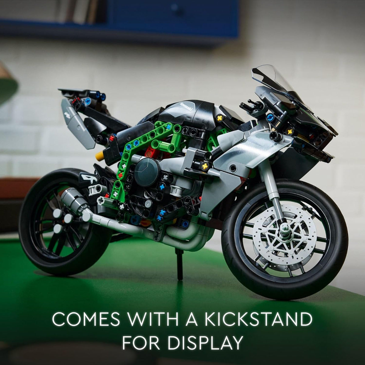 Buy Lego Technic Kawasaki Ninja H2R Motorcycle 42170 with 643pcs | Yallatoys.com