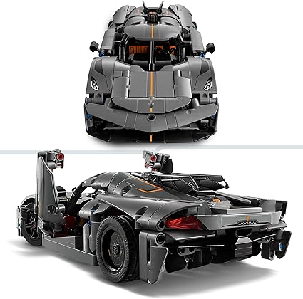 Buy Lego Technic Koenigsegg Jesko Absolut Grey Hypercar 42173 With 801pcs | Yallatoys.com